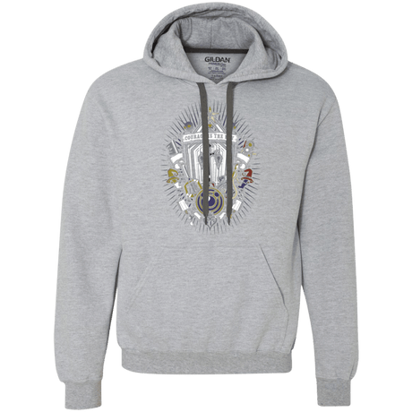 Sweatshirts Sport Grey / Small Kingdom & Hearts Crest Premium Fleece Hoodie