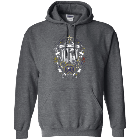 Sweatshirts Dark Heather / Small Kingdom & Hearts Crest Pullover Hoodie