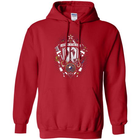 Sweatshirts Red / Small Kingdom & Hearts Crest Pullover Hoodie