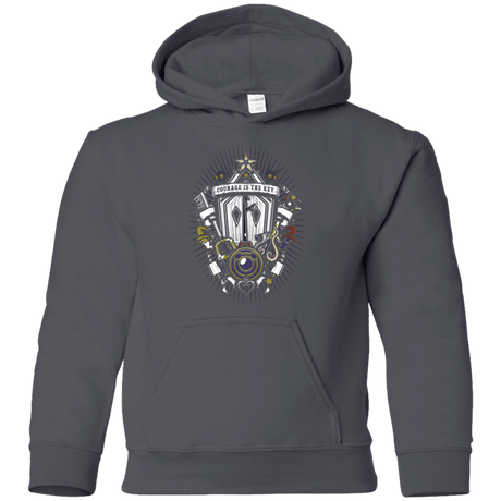 Sweatshirts Charcoal / YS Kingdom & Hearts Crest Youth Hoodie