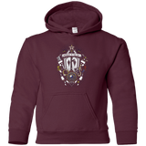 Sweatshirts Maroon / YS Kingdom & Hearts Crest Youth Hoodie