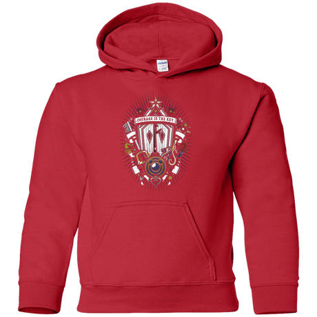 Sweatshirts Red / YS Kingdom & Hearts Crest Youth Hoodie