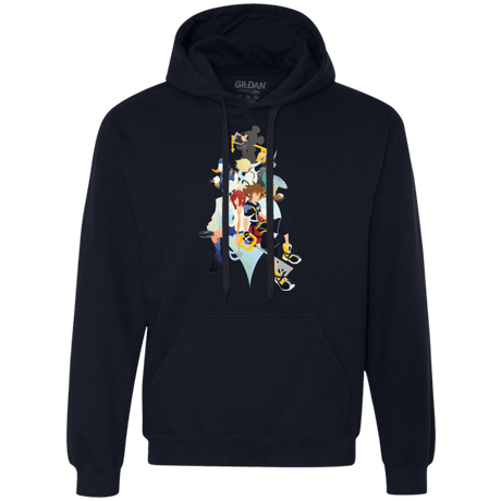 Sweatshirts Navy / Small Kingdom Hearts Premium Fleece Hoodie