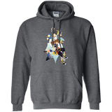 Sweatshirts Dark Heather / Small Kingdom Hearts Pullover Hoodie
