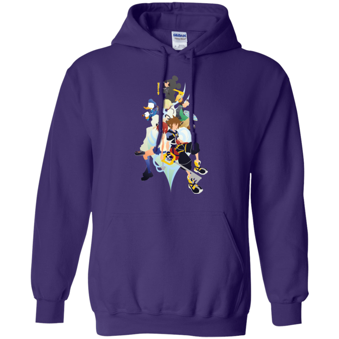 Sweatshirts Purple / Small Kingdom Hearts Pullover Hoodie