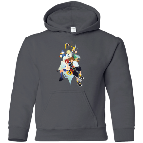 Sweatshirts Charcoal / YS Kingdom Hearts Youth Hoodie