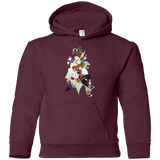 Sweatshirts Maroon / YS Kingdom Hearts Youth Hoodie