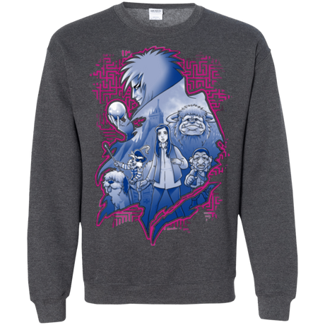 Sweatshirts Dark Heather / Small Kings Labyrinth Crewneck Sweatshirt