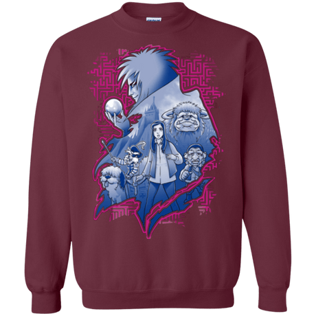 Sweatshirts Maroon / Small Kings Labyrinth Crewneck Sweatshirt