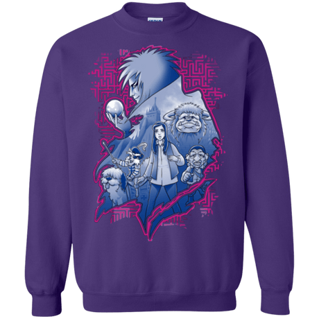Sweatshirts Purple / Small Kings Labyrinth Crewneck Sweatshirt
