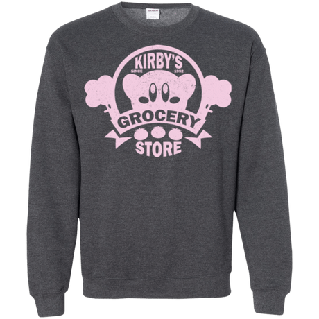 Sweatshirts Dark Heather / Small Kirbys Grocery Store Crewneck Sweatshirt