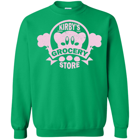 Sweatshirts Irish Green / Small Kirbys Grocery Store Crewneck Sweatshirt