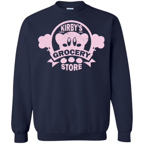 Sweatshirts Navy / Small Kirbys Grocery Store Crewneck Sweatshirt