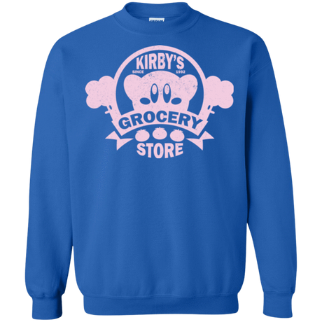 Sweatshirts Royal / Small Kirbys Grocery Store Crewneck Sweatshirt