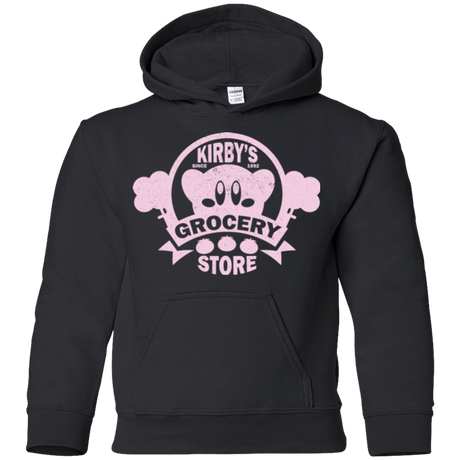 Sweatshirts Black / YS Kirbys Grocery Store Youth Hoodie