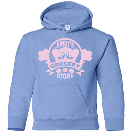 Sweatshirts Carolina Blue / YS Kirbys Grocery Store Youth Hoodie