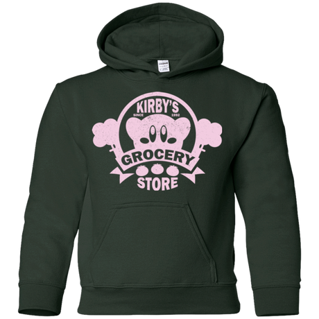 Sweatshirts Forest Green / YS Kirbys Grocery Store Youth Hoodie