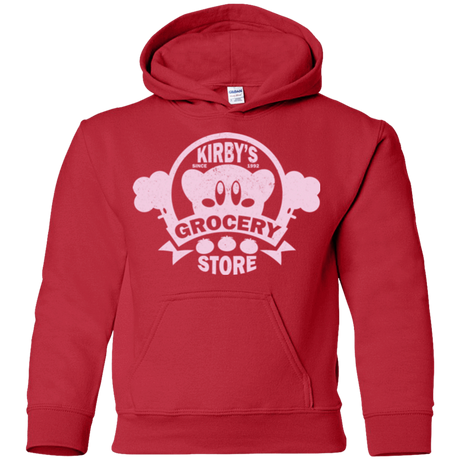Sweatshirts Red / YS Kirbys Grocery Store Youth Hoodie