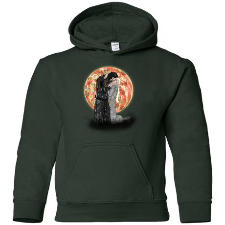 Sweatshirts Forest Green / YS Kiss Jon and Dany Youth Hoodie