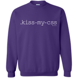 Sweatshirts Purple / Small Kiss My CSS Crewneck Sweatshirt