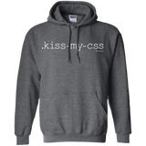 Sweatshirts Dark Heather / Small Kiss My CSS Pullover Hoodie