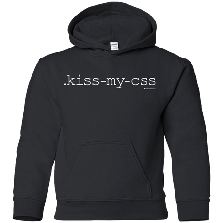 Sweatshirts Black / YS Kiss My CSS Youth Hoodie