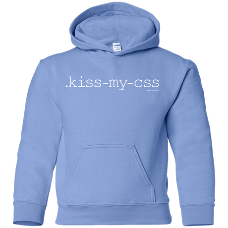 Sweatshirts Carolina Blue / YS Kiss My CSS Youth Hoodie