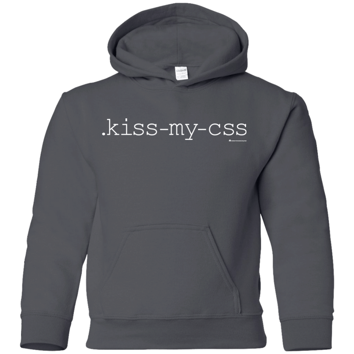 Sweatshirts Charcoal / YS Kiss My CSS Youth Hoodie