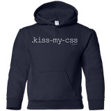 Sweatshirts Navy / YS Kiss My CSS Youth Hoodie