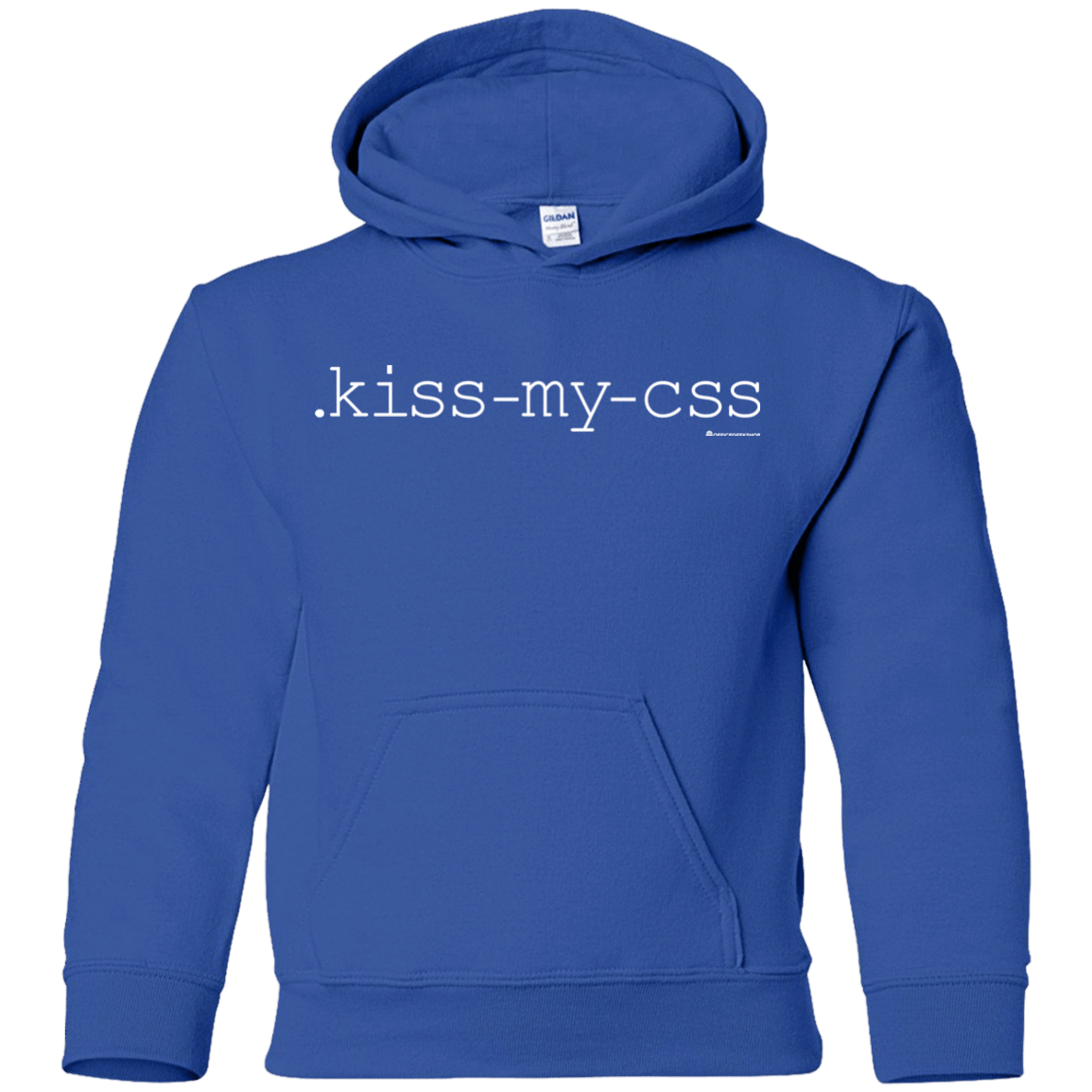 Sweatshirts Royal / YS Kiss My CSS Youth Hoodie