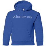 Sweatshirts Royal / YS Kiss My CSS Youth Hoodie