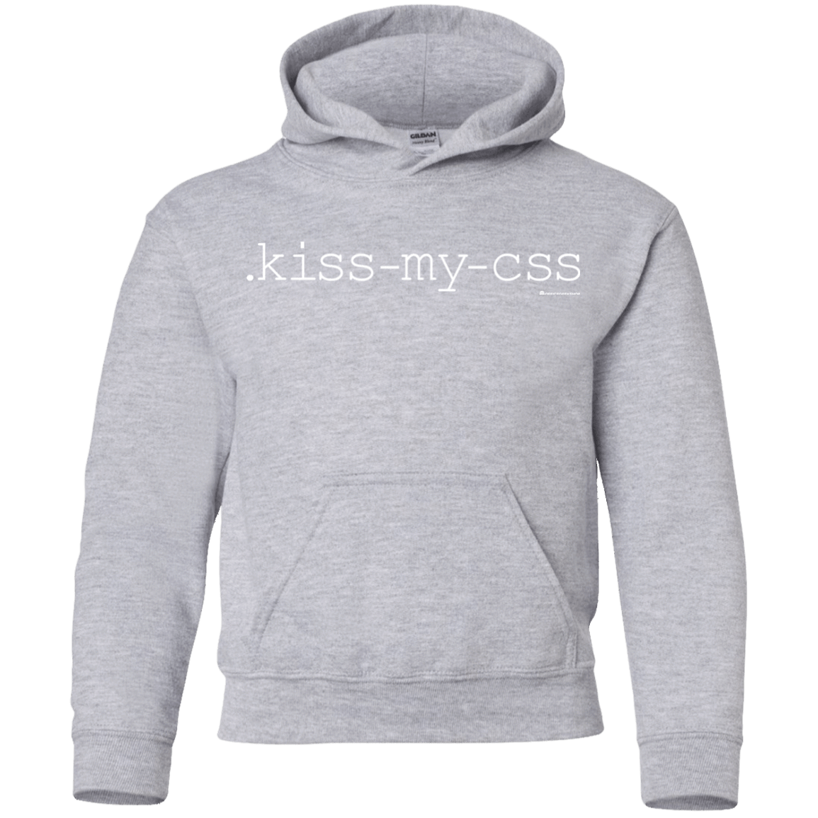 Sweatshirts Sport Grey / YS Kiss My CSS Youth Hoodie
