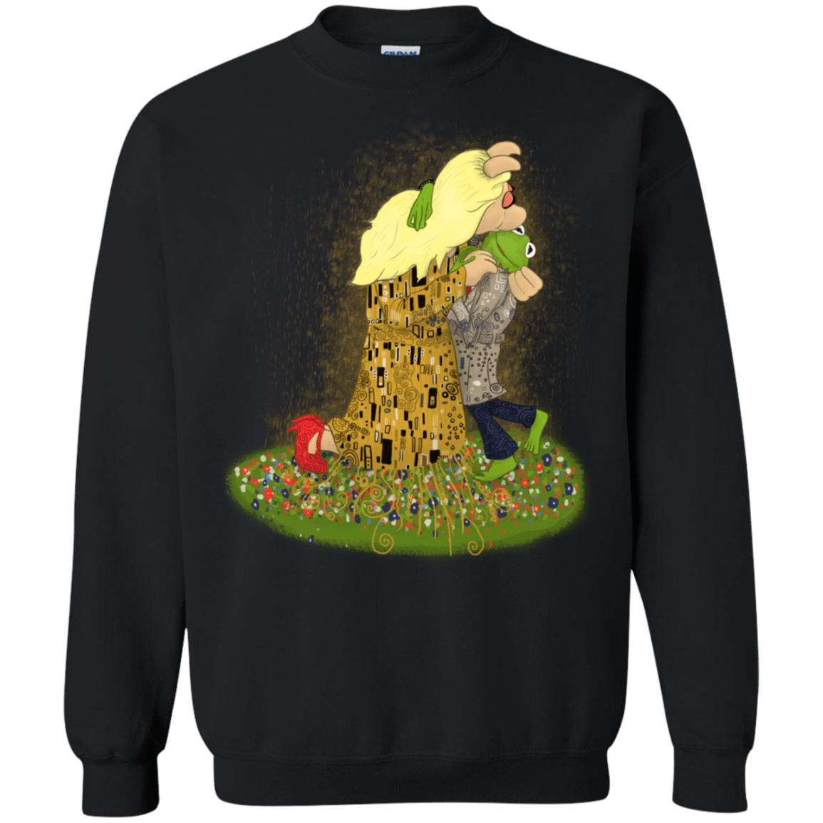 Sweatshirts Black / S Kiss of Muppets Crewneck Sweatshirt