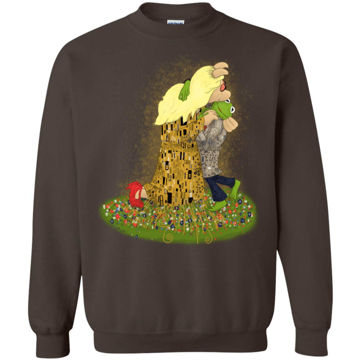 Sweatshirts Dark Chocolate / S Kiss of Muppets Crewneck Sweatshirt