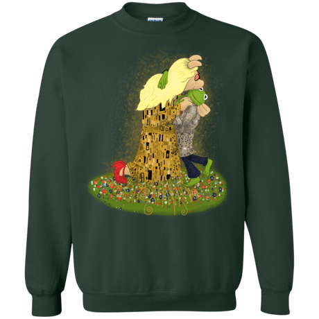 Sweatshirts Forest Green / S Kiss of Muppets Crewneck Sweatshirt