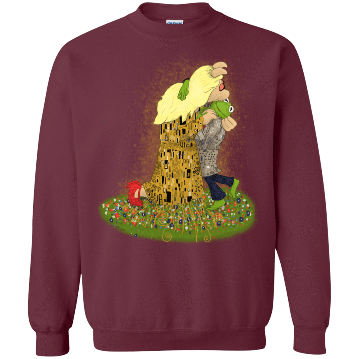 Sweatshirts Maroon / S Kiss of Muppets Crewneck Sweatshirt