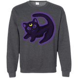 Sweatshirts Dark Heather / S Kitty Queen Crewneck Sweatshirt