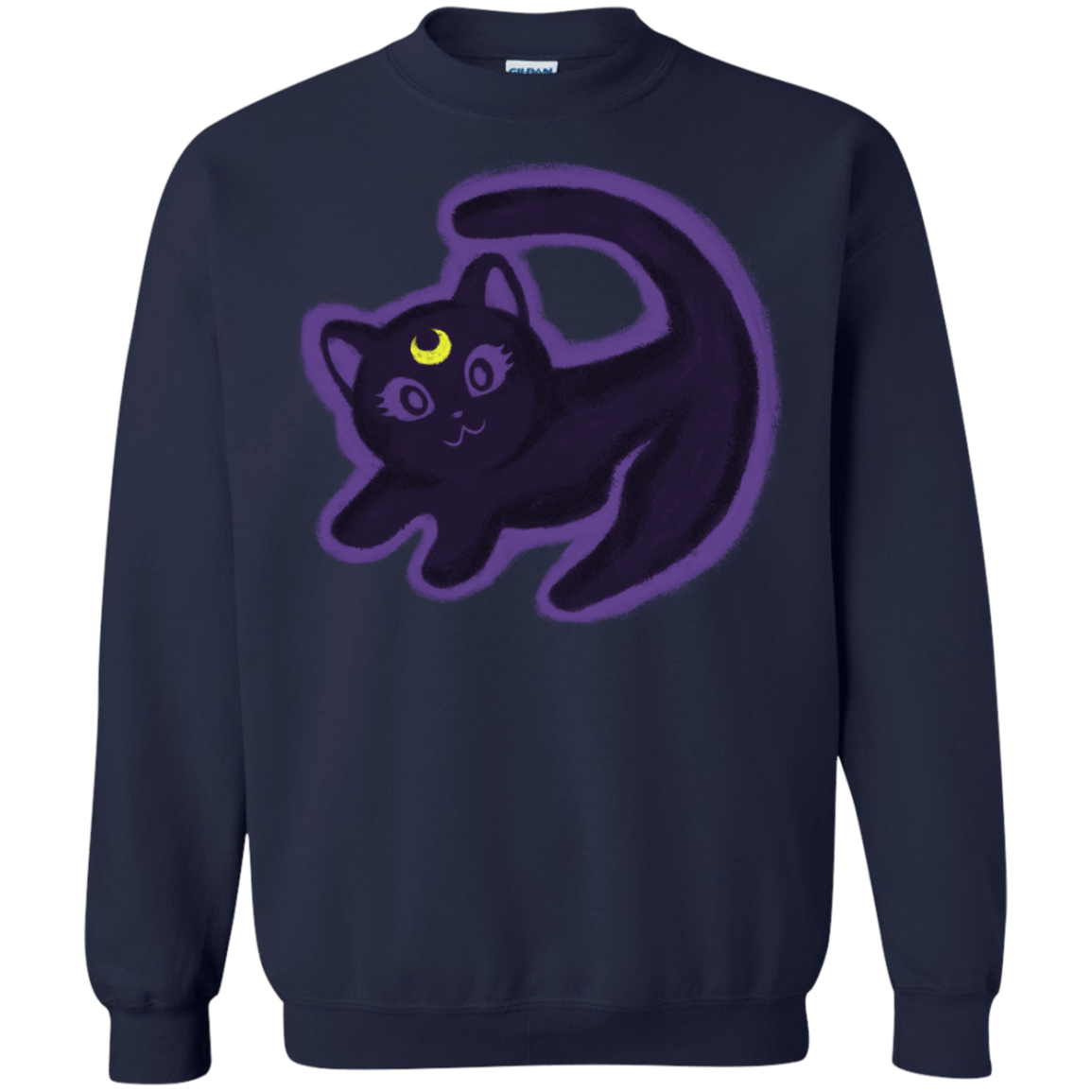 Sweatshirts Navy / S Kitty Queen Crewneck Sweatshirt