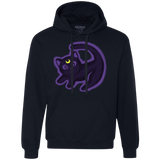 Sweatshirts Navy / S Kitty Queen Premium Fleece Hoodie