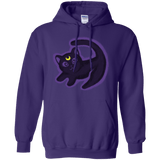 Sweatshirts Purple / S Kitty Queen Pullover Hoodie