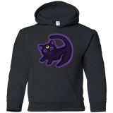 Sweatshirts Black / YS Kitty Queen Youth Hoodie