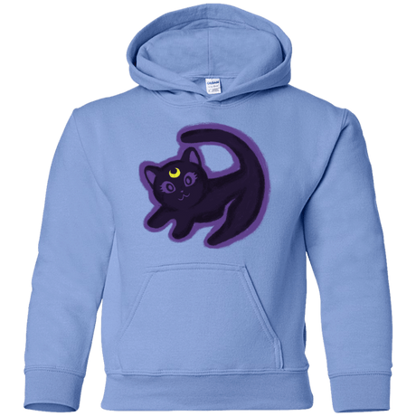 Sweatshirts Carolina Blue / YS Kitty Queen Youth Hoodie