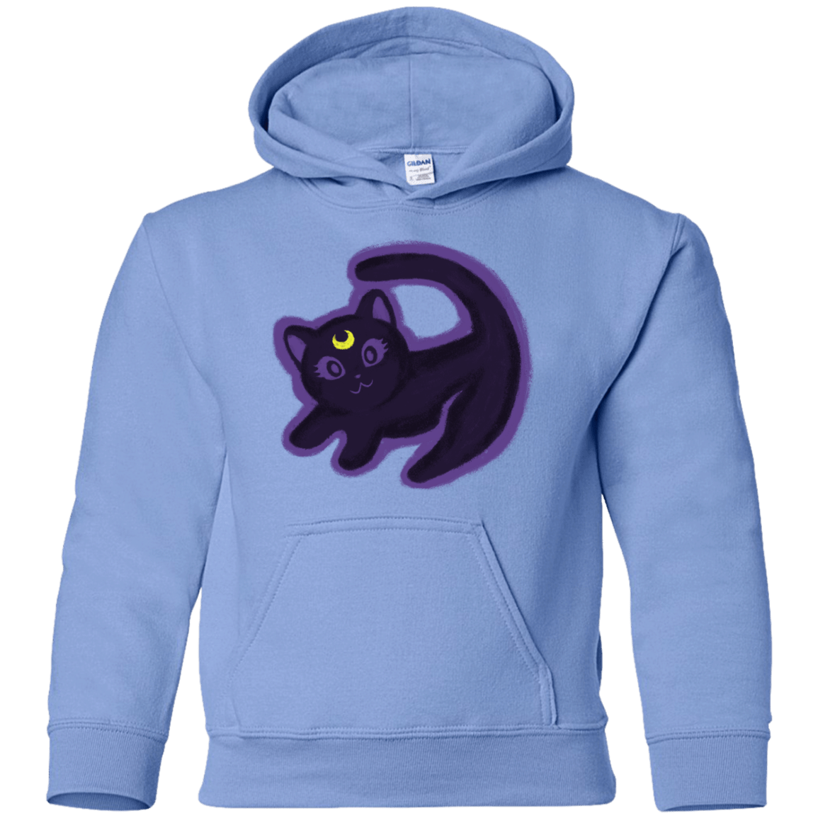 Sweatshirts Carolina Blue / YS Kitty Queen Youth Hoodie