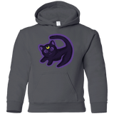 Sweatshirts Charcoal / YS Kitty Queen Youth Hoodie