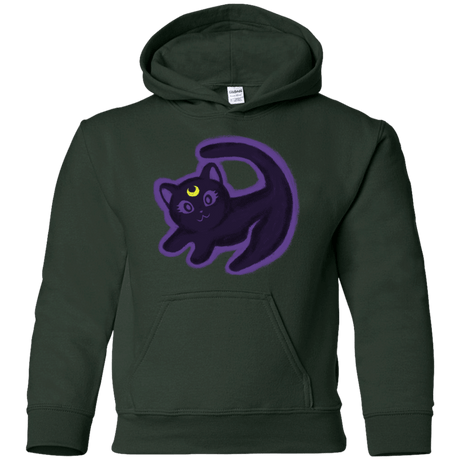 Sweatshirts Forest Green / YS Kitty Queen Youth Hoodie