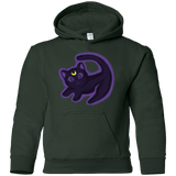 Sweatshirts Forest Green / YS Kitty Queen Youth Hoodie