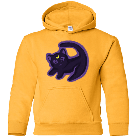 Sweatshirts Gold / YS Kitty Queen Youth Hoodie