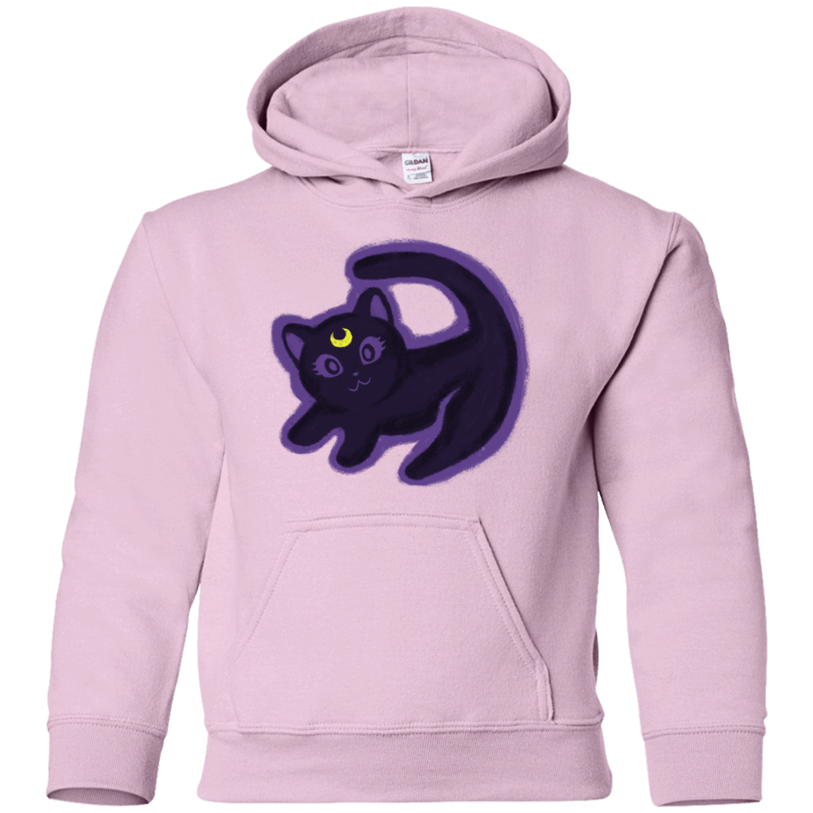 Sweatshirts Light Pink / YS Kitty Queen Youth Hoodie