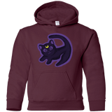 Sweatshirts Maroon / YS Kitty Queen Youth Hoodie