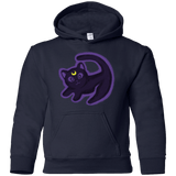 Sweatshirts Navy / YS Kitty Queen Youth Hoodie